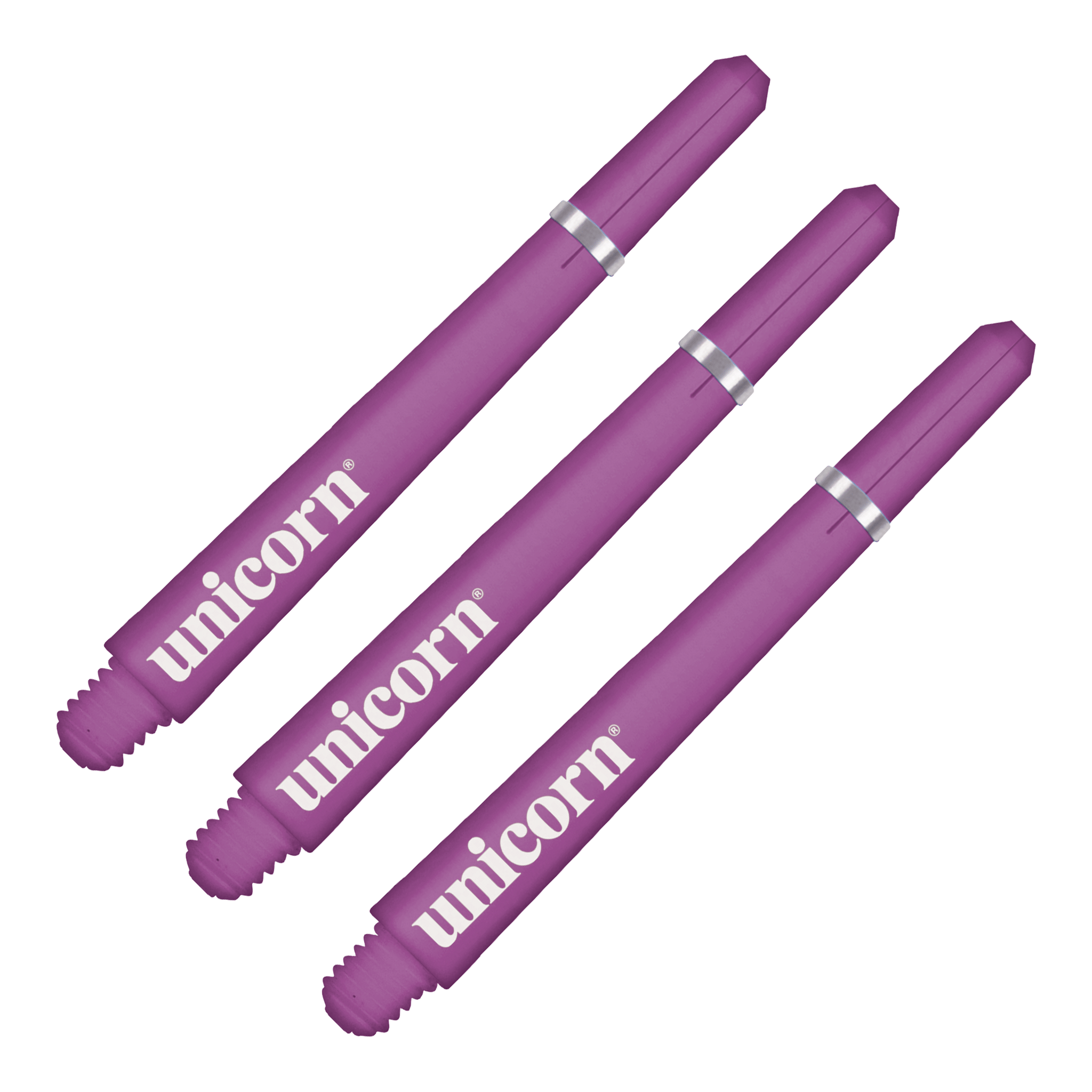Unicorn Gripper 4 - Polycarbonate Dart Shafts Long (47mm ) / Purple Shafts