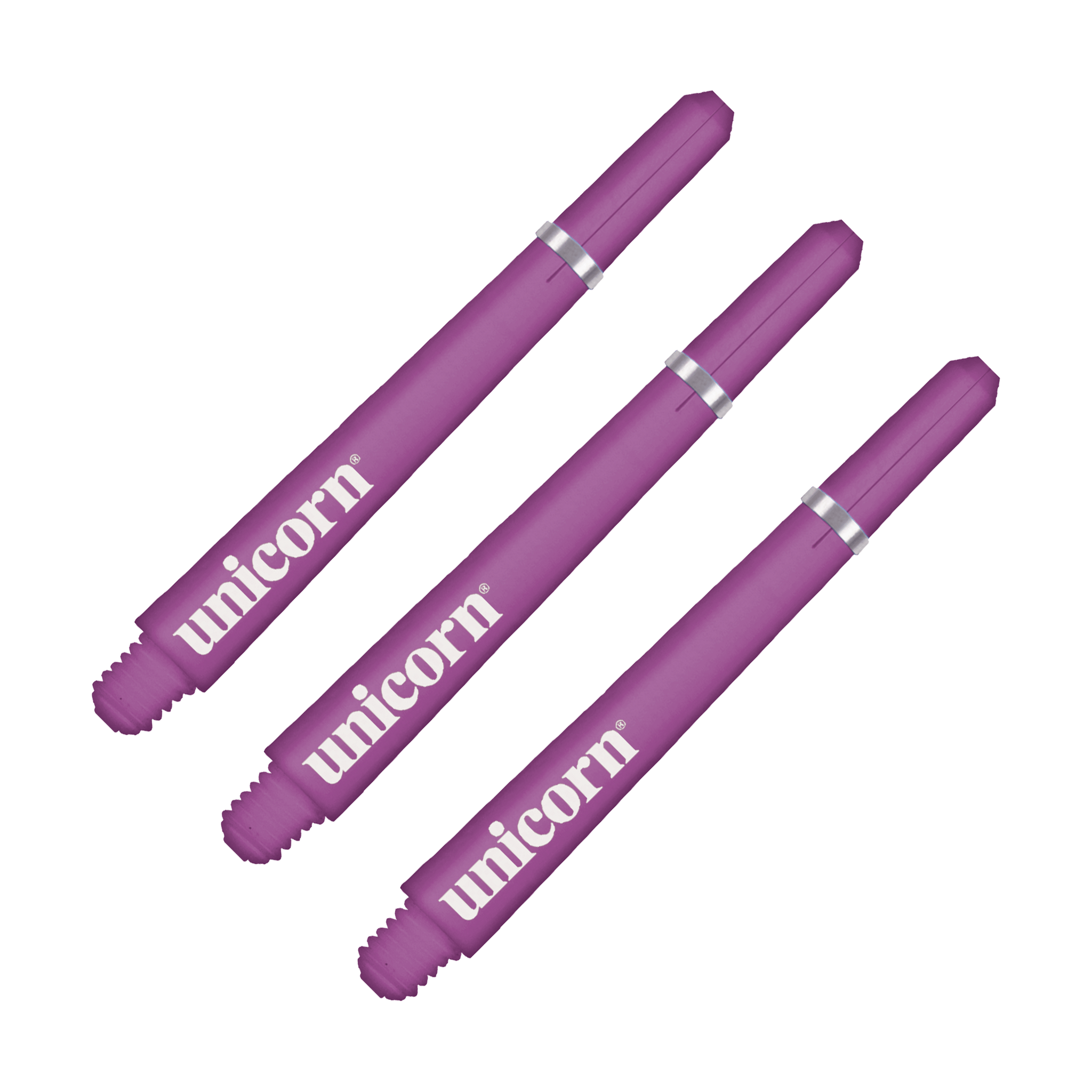 Unicorn Gripper 4 - Polycarbonate Dart Shafts Medium (41mm ) / Purple Shafts