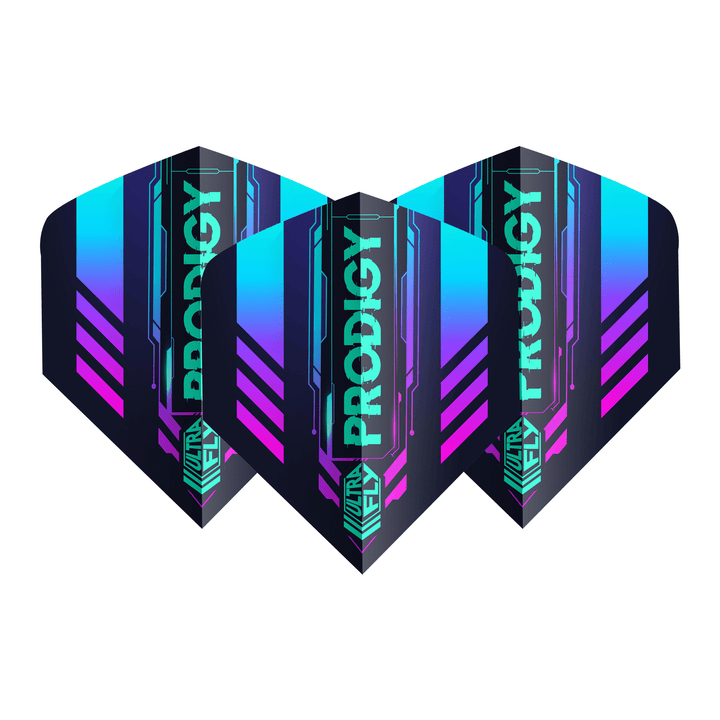Unicorn Prodigy - Ultrafly Dart Flights Big Wing / Blue Flights & Shafts