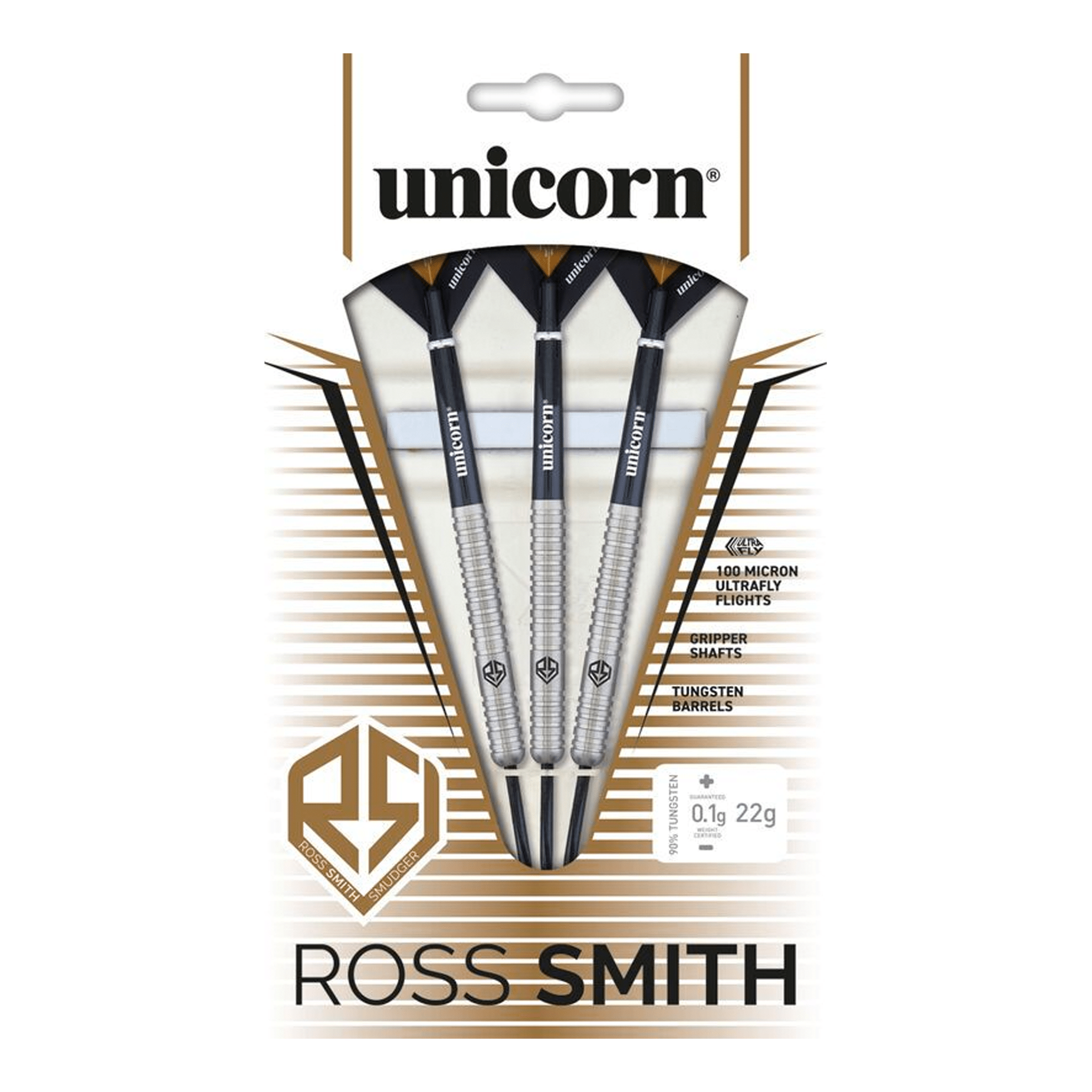 Unicorn Ross Smith Natural - 90% Tungsten Steel Tip Darts Darts