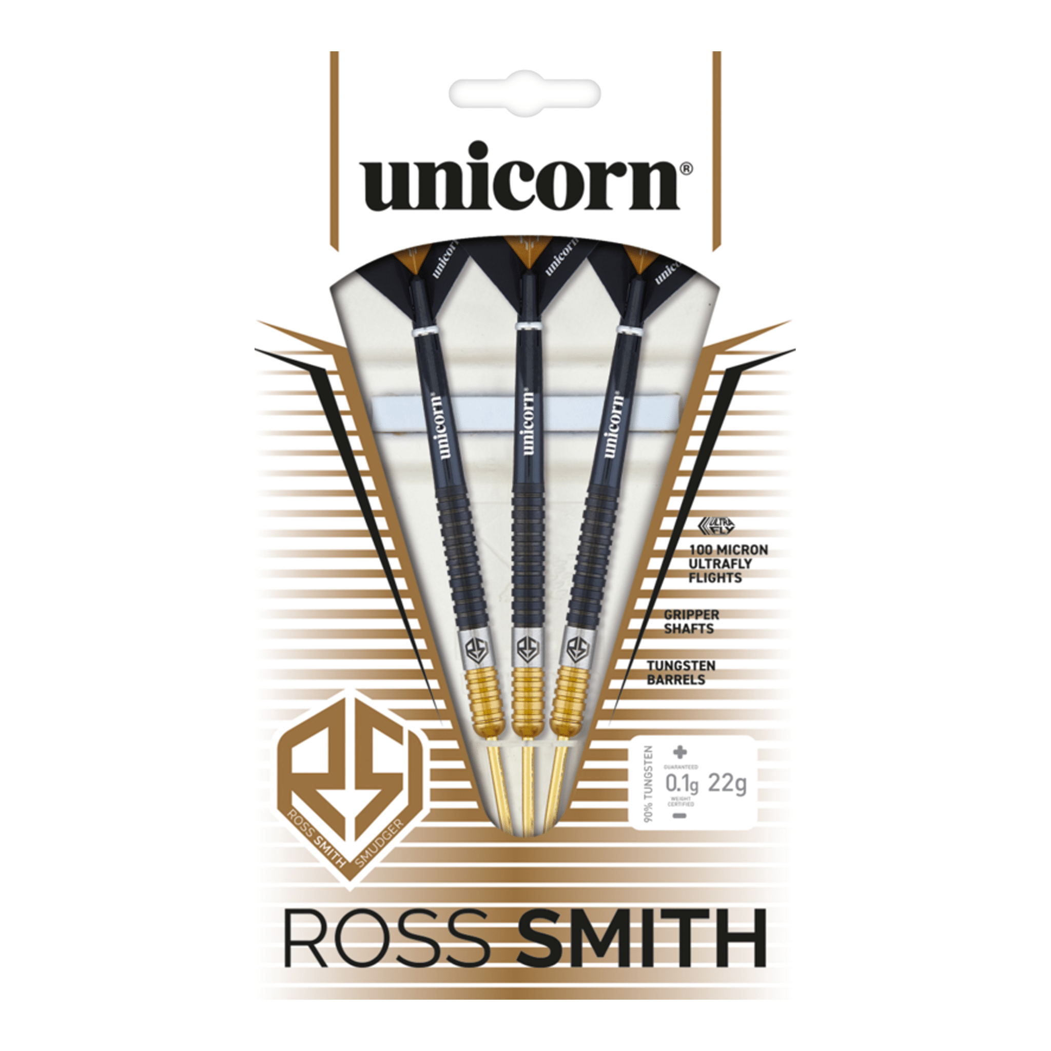 Unicorn Ross Smith Two-Tone - 90% Tungsten Steel Tip Darts Darts