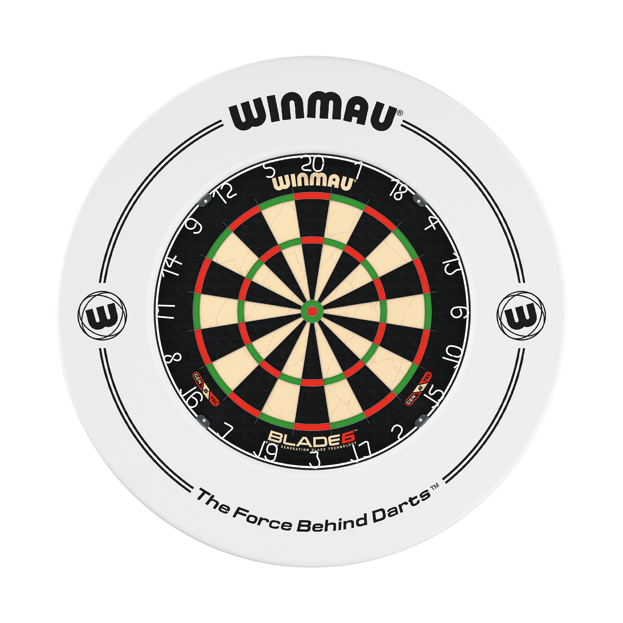 Winmau Blade 6 Dartboard & Surround Bundle Blade 6 / White Boards