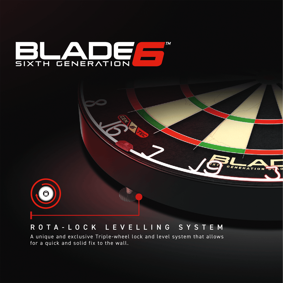 Winmau Blade 6 Dartboard, Surround & Corona Light Bundle Dartboard Bundles
