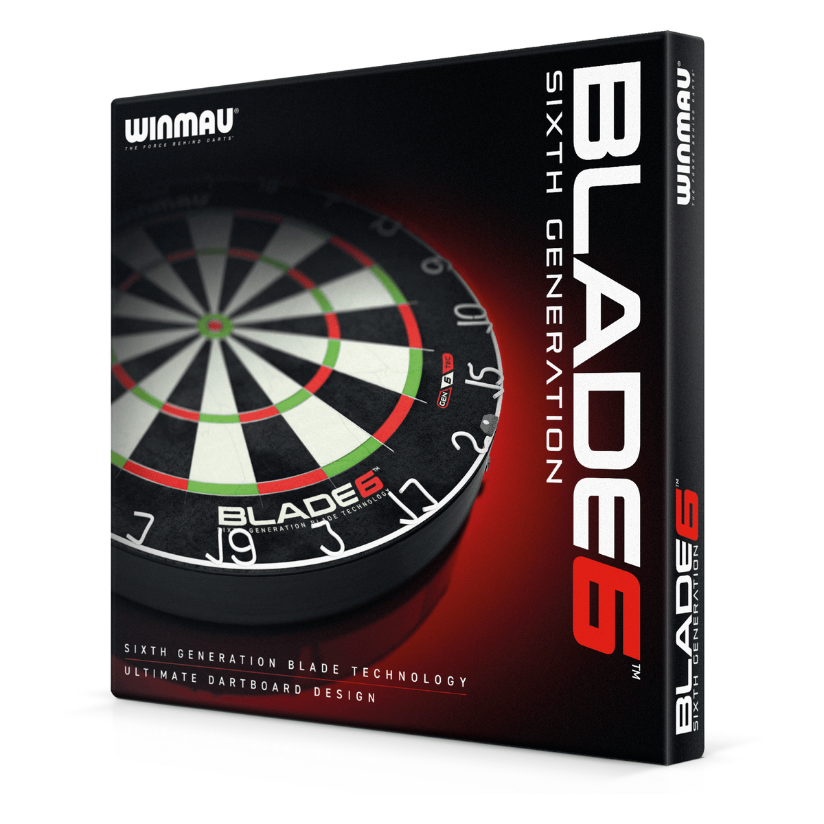 Winmau Blade 6 Dartboard, Surround & Corona Light Bundle Dartboard Bundles