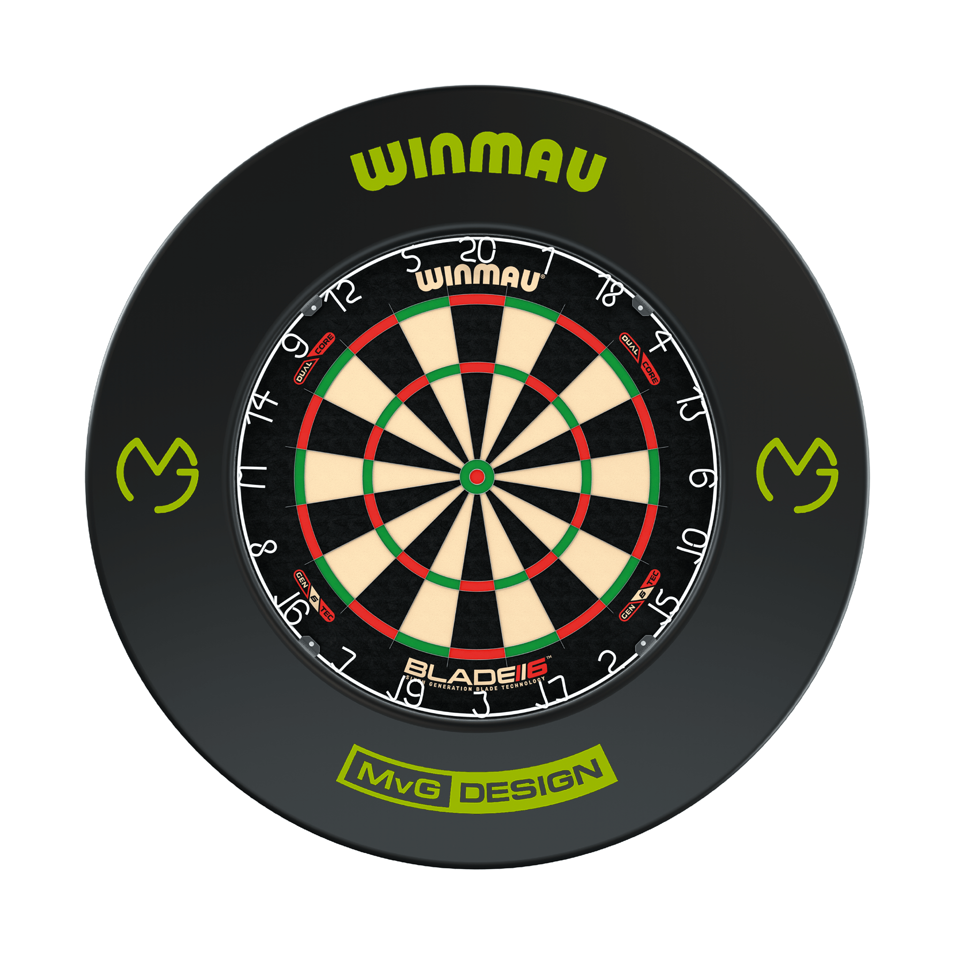 Winmau Blade 6 Dual Core Dartboard & Surround Bundle Blade 6 Dual Core / MVG Boards