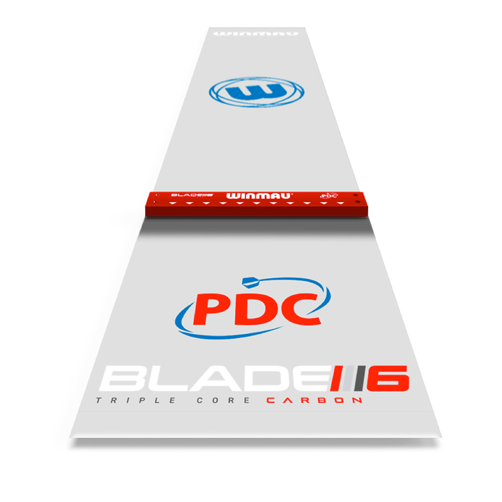 Winmau Clearzone PVC Dart Mat with Integrated Oche Boards