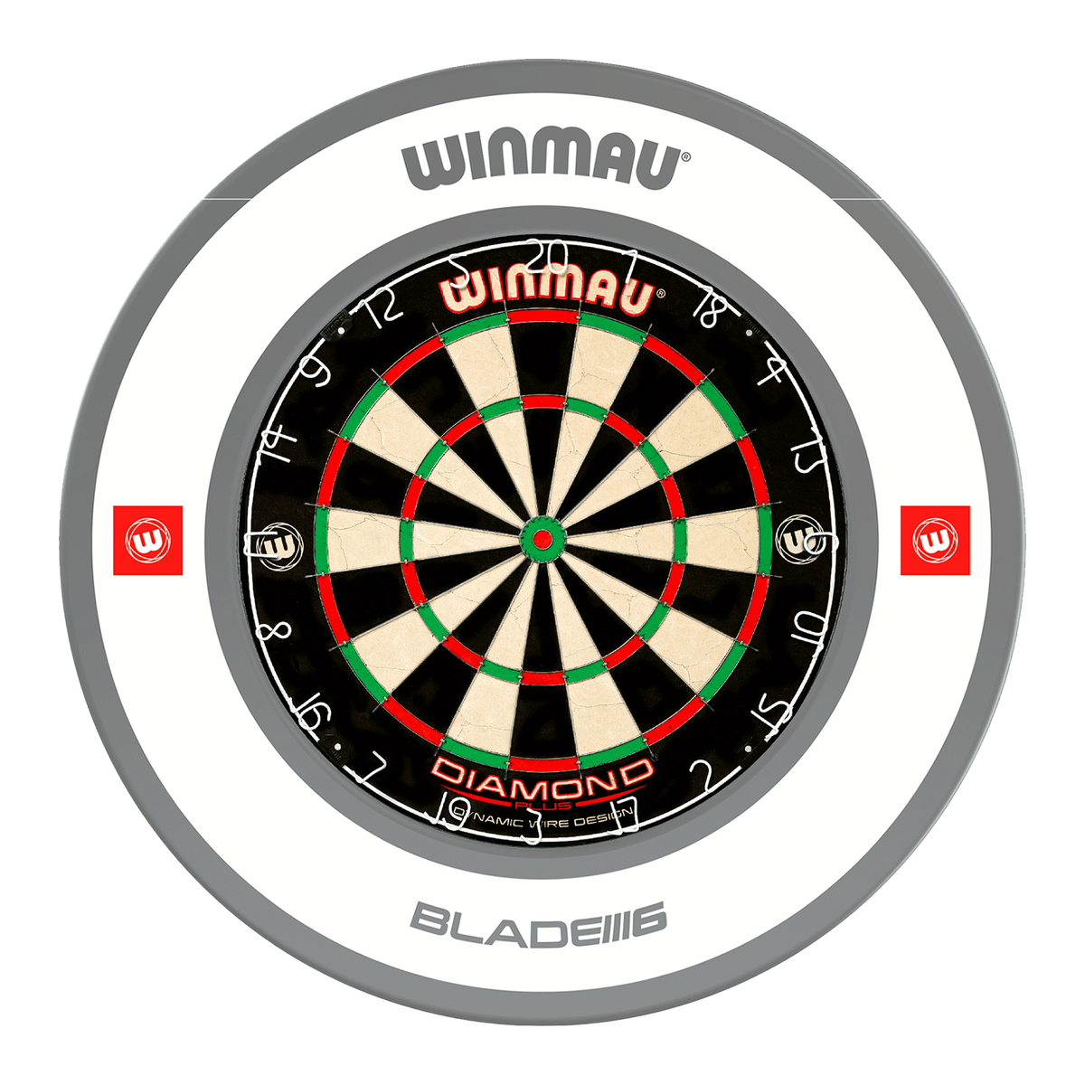 Winmau Diamond Plus Dartboard & Surround Bundle Dartboard Bundles