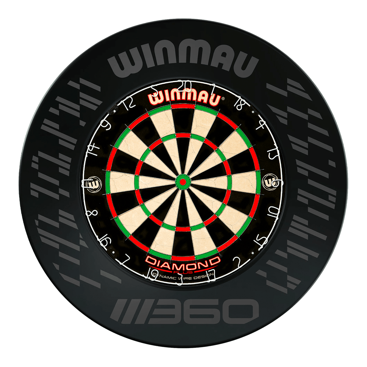 Winmau Diamond Plus Dartboard & Surround Bundle Dartboard Bundles