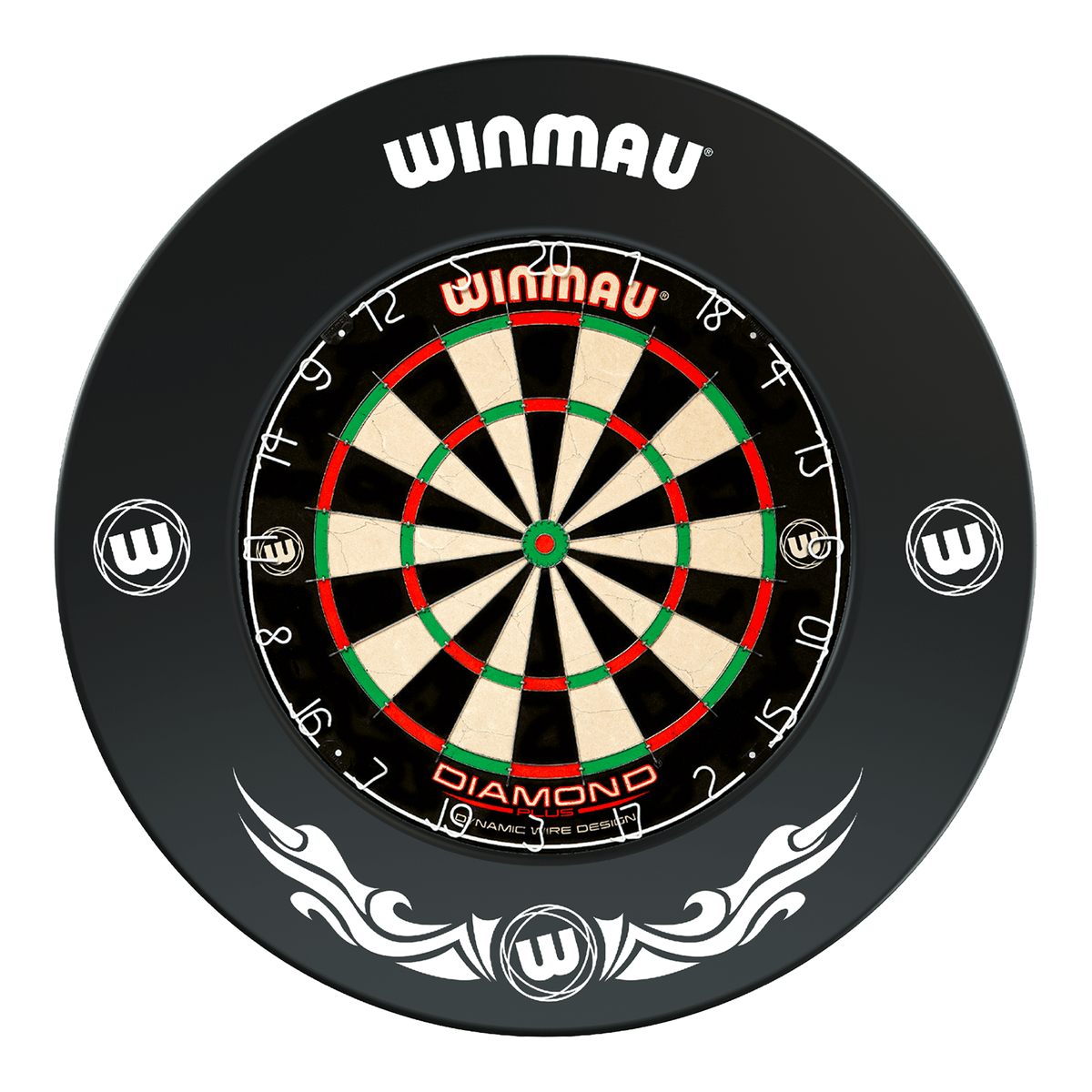 Winmau Diamond Plus Dartboard & Surround Bundle Dartboard Bundles
