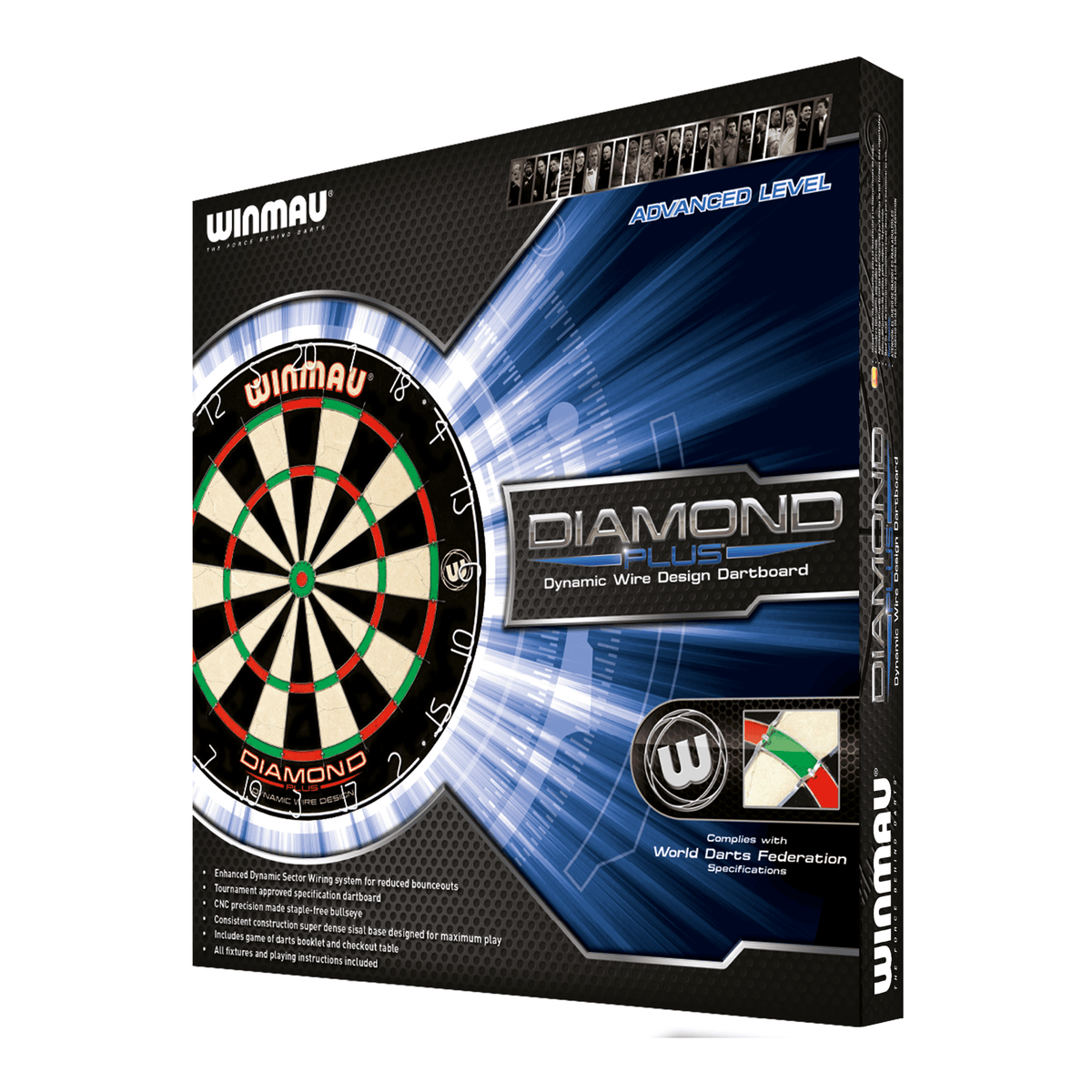 Winmau Diamond Plus Dartboard & Surround Bundle Dartboard Bundles