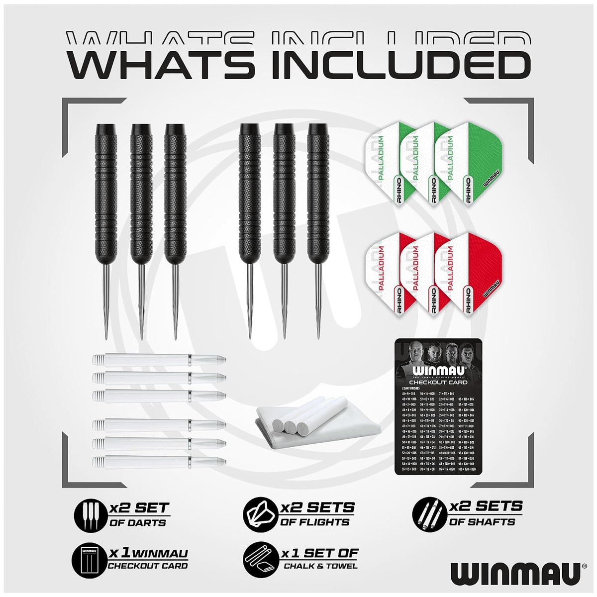 Winmau Diamond Plus Professional Darts Set Dartboard Bundles