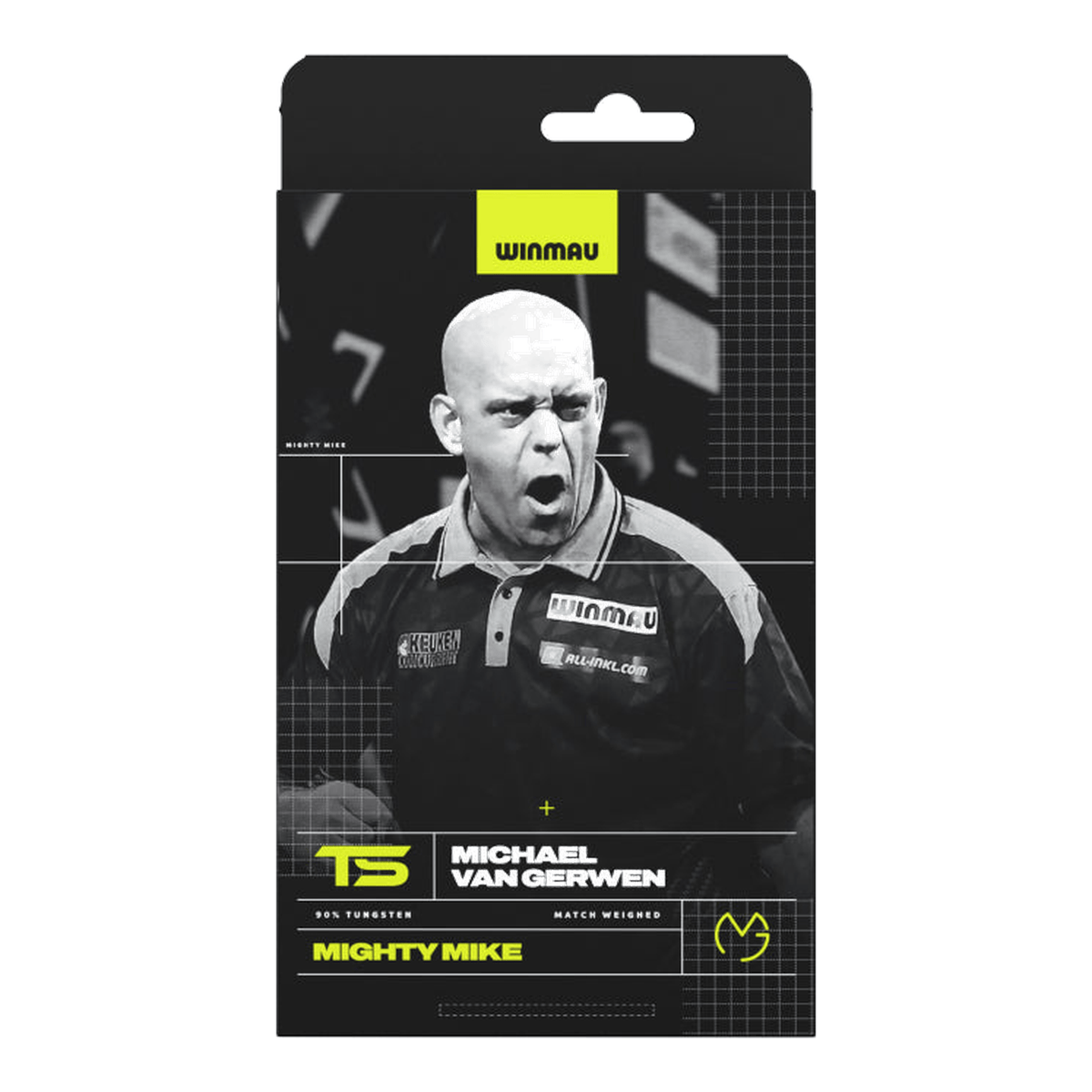Winmau Michael Van Gerwen TS Switch Point - 90% Tungsten Steel Tip Darts Darts