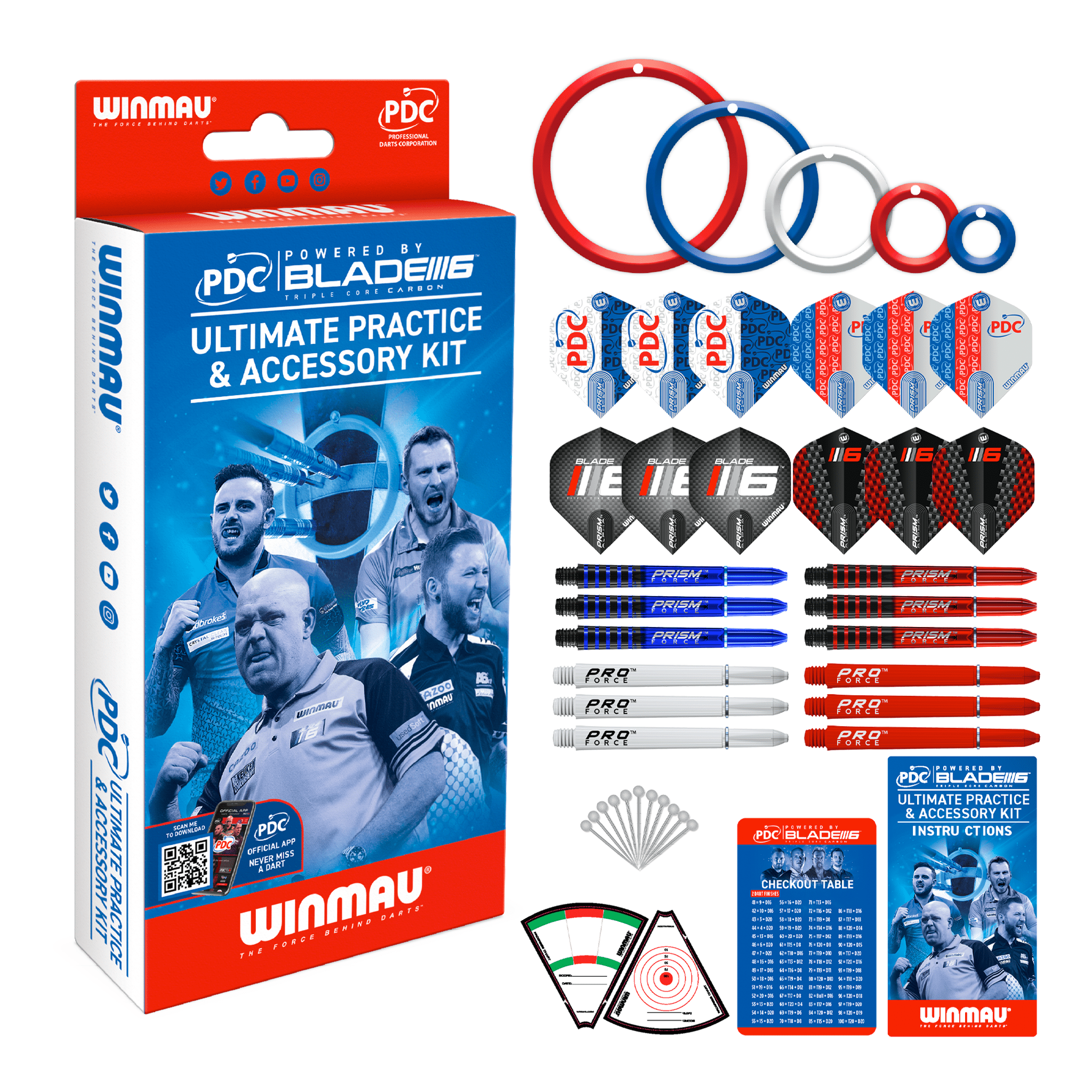 Buy Winmau PDC Ultimate Practice & Accessory Kit from Darts Online Buy Winmau PDC Ultimate Practice & Accessory Kit from Darts Online