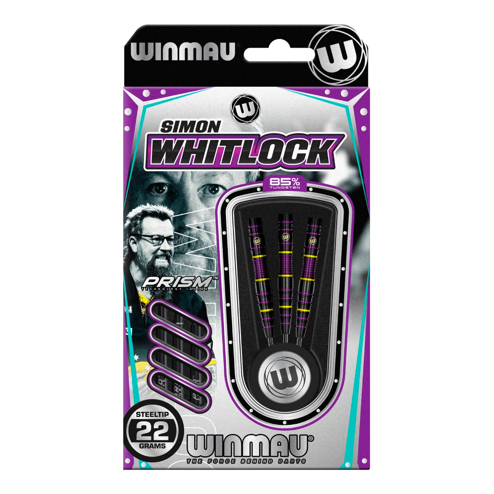 Winmau Simon Whitlock Pro Series - 85% Tungsten Steel Tip Darts Darts