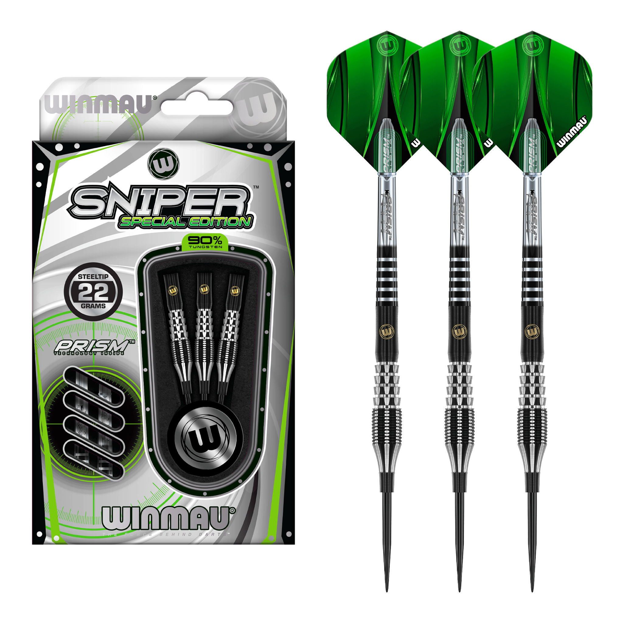 Winmau Buy Winmau Sniper Special Edition - 90% Tungsten Steel Tip Darts from ...
