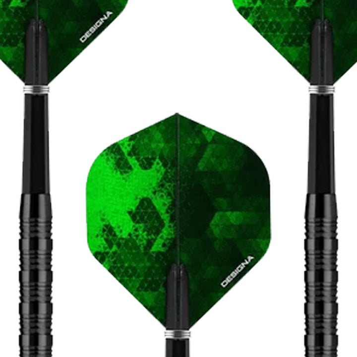 Designa Razor Grip V2 M2 Black - 90% Tungsten Steel Tip Darts Darts