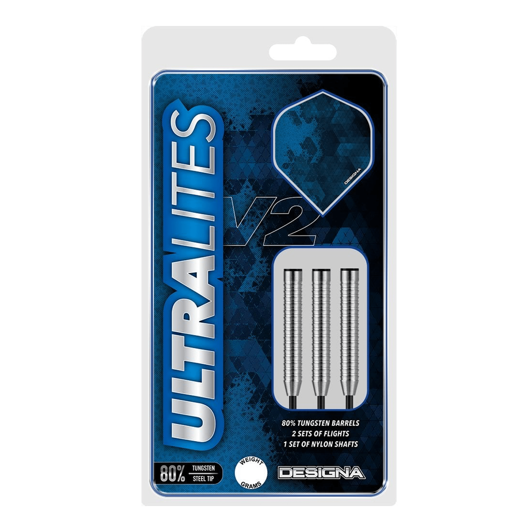 Designa Ultralites V2 M5 - 80% Tungsten Steel Tip Darts Darts
