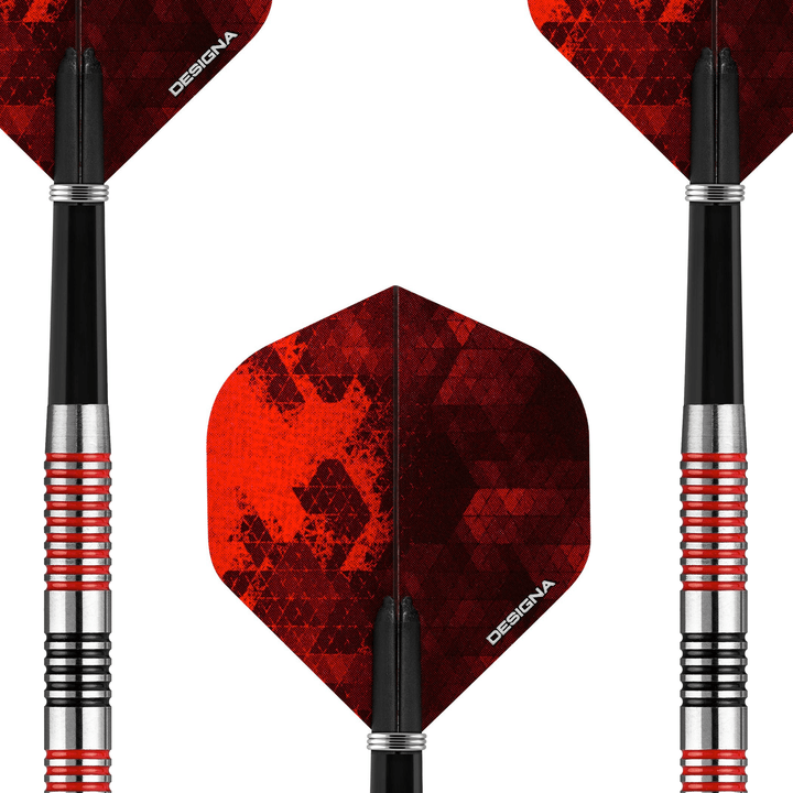 Designa Vampires V2 M2 Steel Tip Darts - 90% Tungsten - 21 Grams Darts