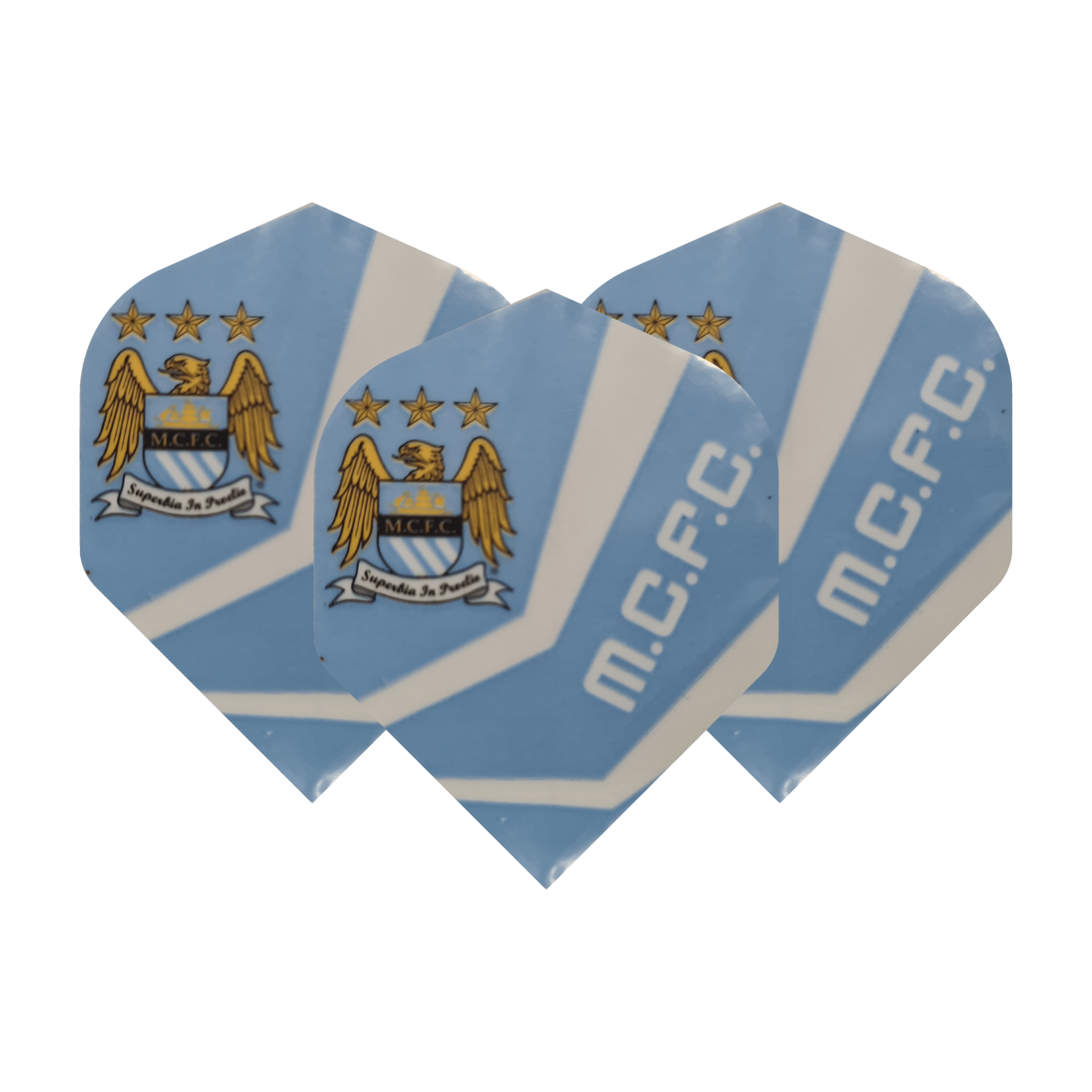EPL Official Premier League Dart Flights Standard / Manchester City Flights
