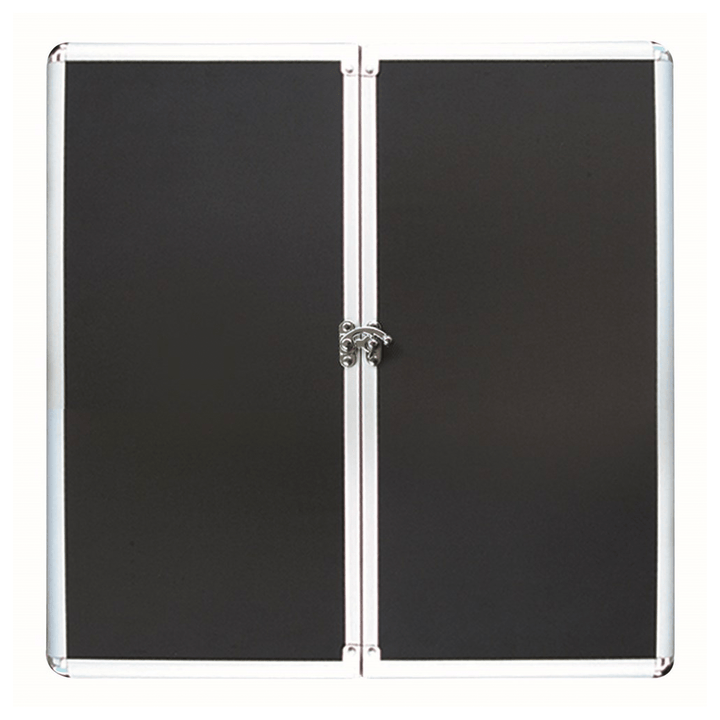 Formula Sports Aluminium - Dartboard Cabinet Black Boards