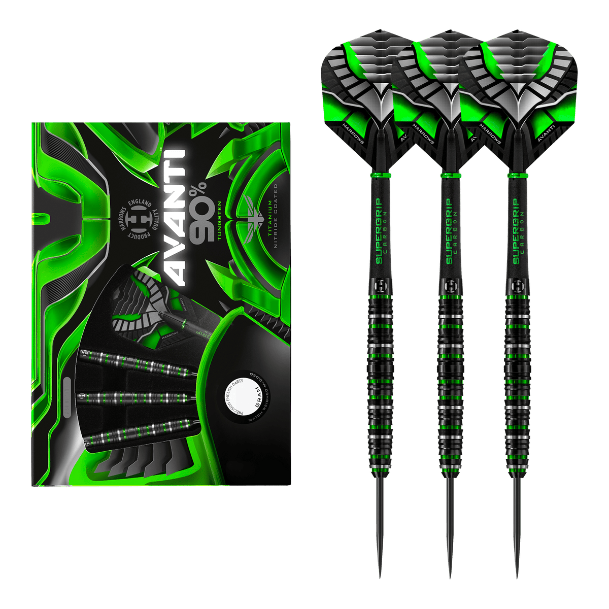 Buy Harrows Avanti 90 Tungsten Steel Tip Darts from Darts Online