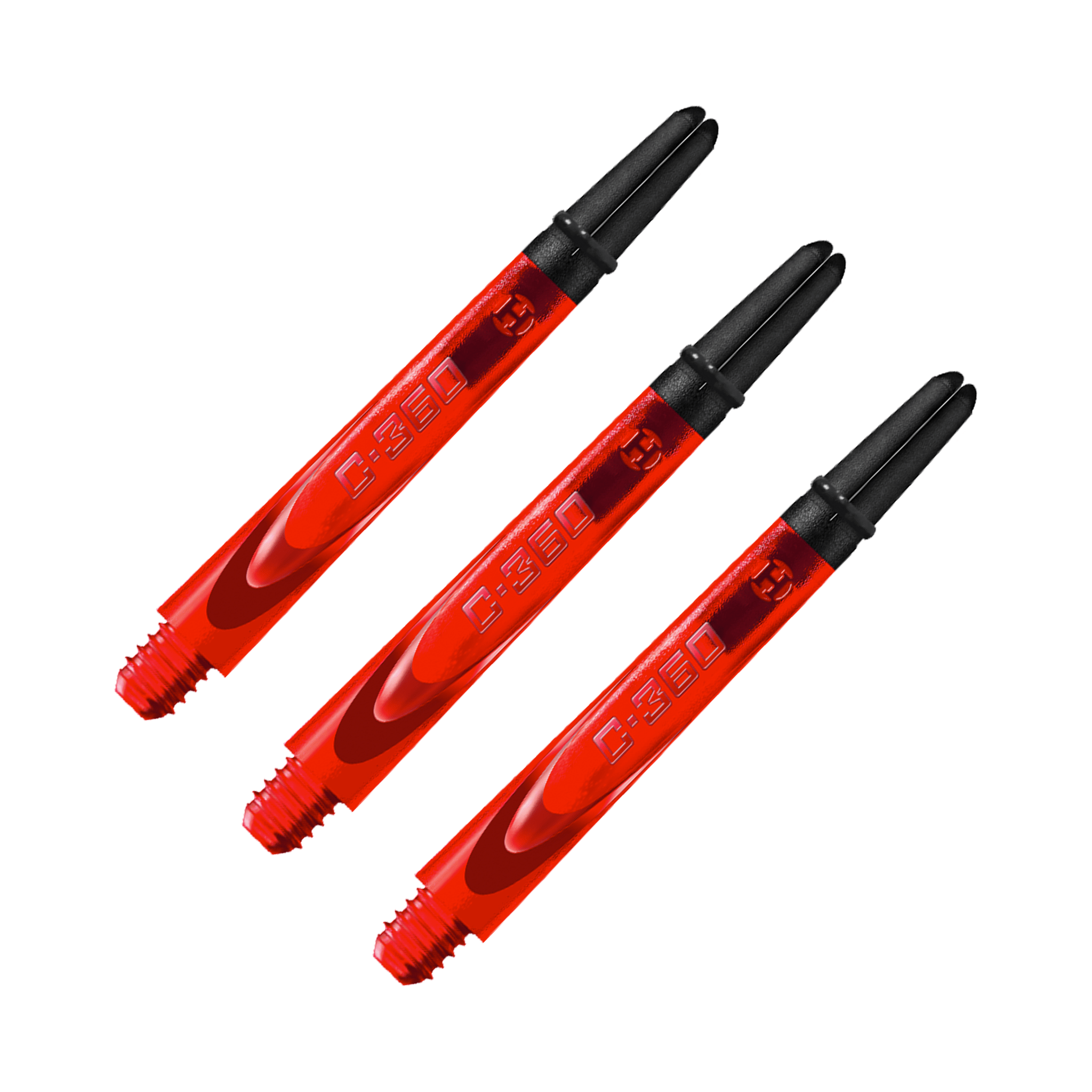 Harrows Carbon 360 - Carbon Composite Dart Shafts Intermediate (40mm) / Red Shafts