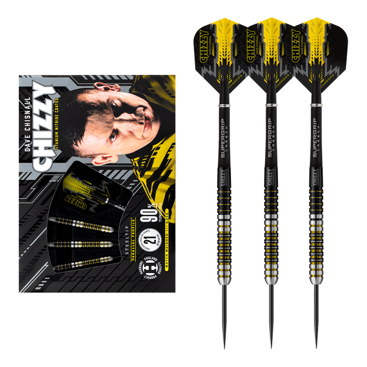 Harrows Chizzy Steel Tip Darts - 90% Tungsten - 21 Grams Darts