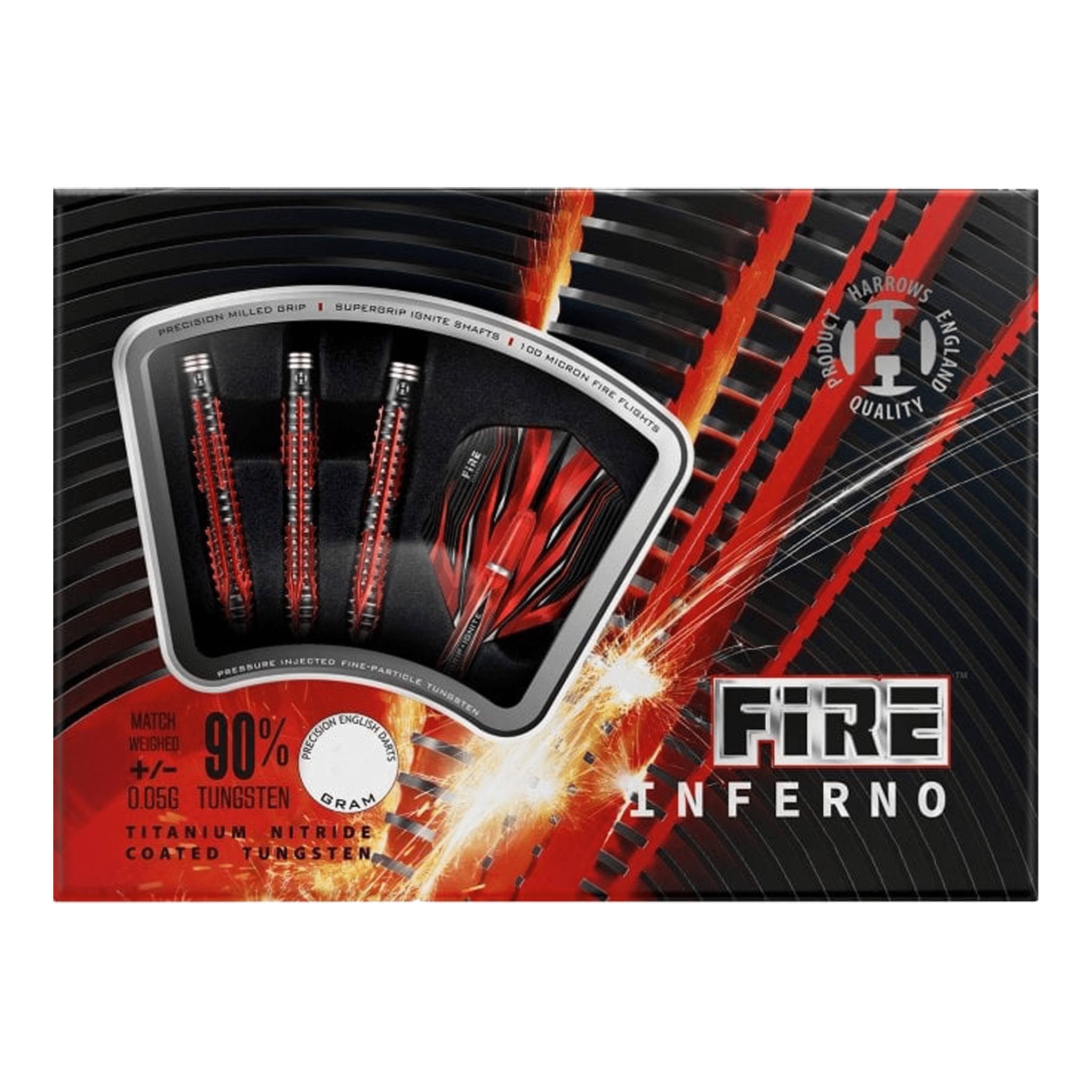 Harrows Fire Inferno - 90% Tungsten Soft Tip Darts Darts