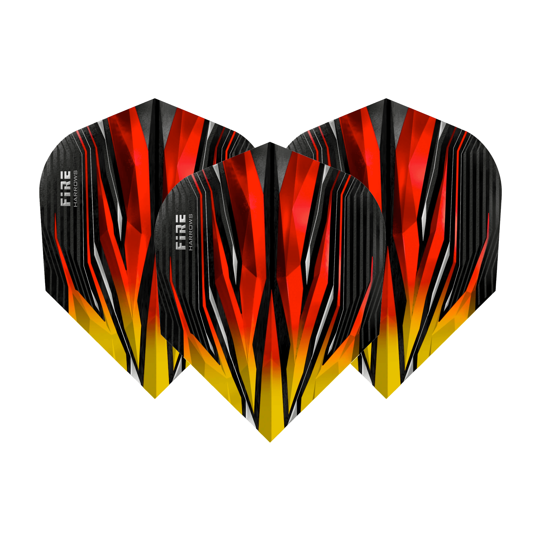 Harrows Fire Inferno No. 6 Standard Dart Flights Fire Flights