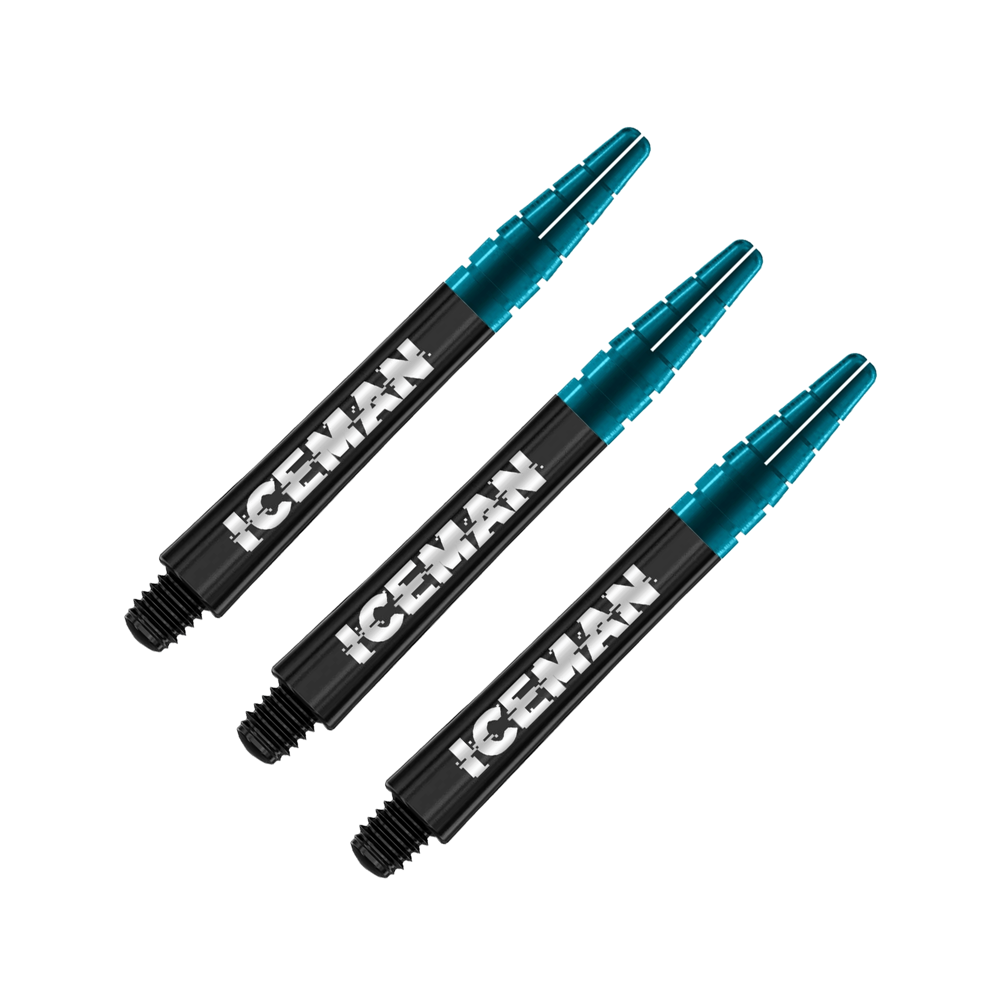 Harrows Gerwyn Price Iceman Nitrotech Ionic Polycarbonate Shafts Black / Short (36mm) Shafts