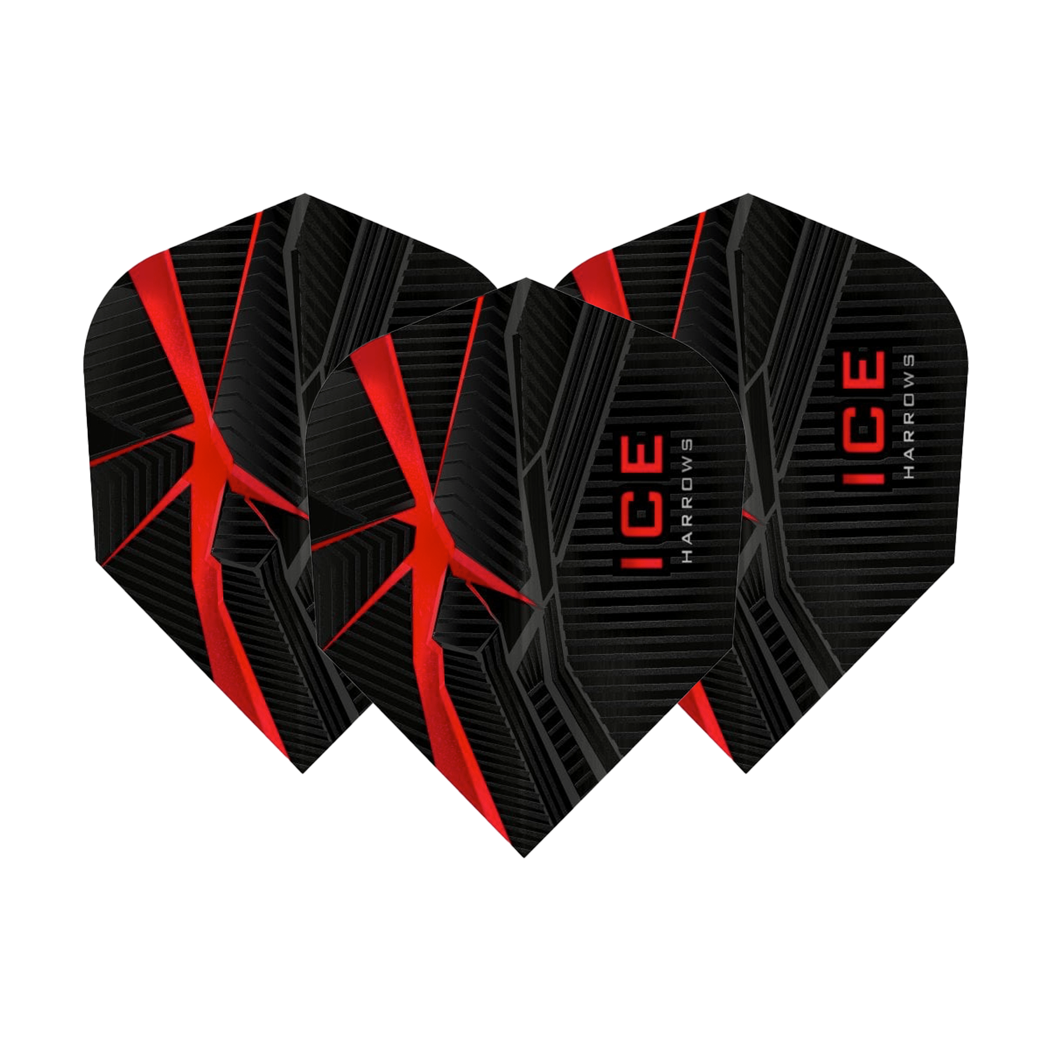 Harrows ICE Recut No. 6 Dart Flights Red Flights