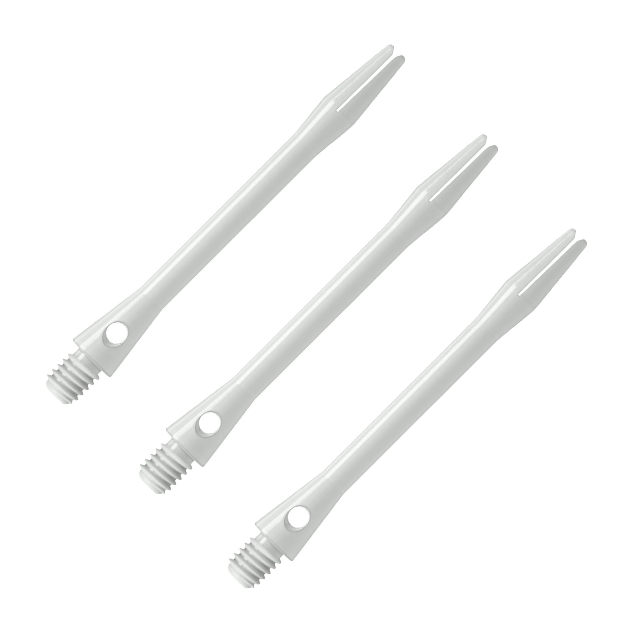Harrows Keramic - Aerospare Alloy Dart Shafts Intermediate (41mm) / White Shafts