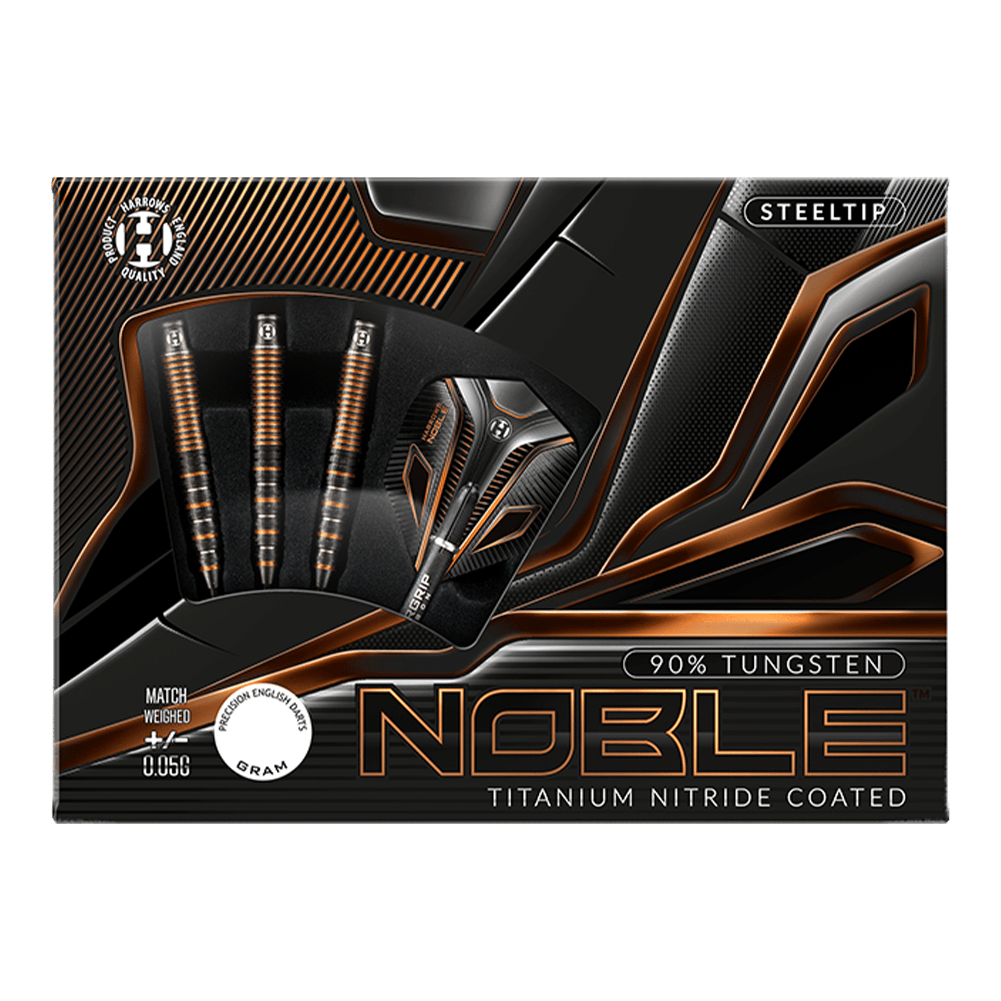 Harrows Noble 90% Tungsten Steel Tip Darts Darts