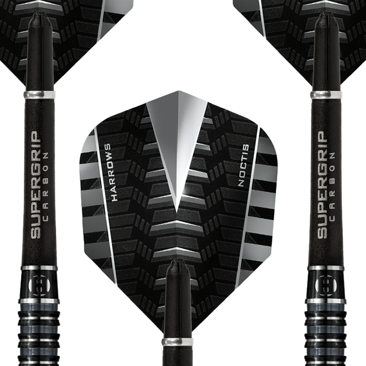 Buy Harrows Noctis Parallel Barrel 90 Tungsten Steel Tip Darts from