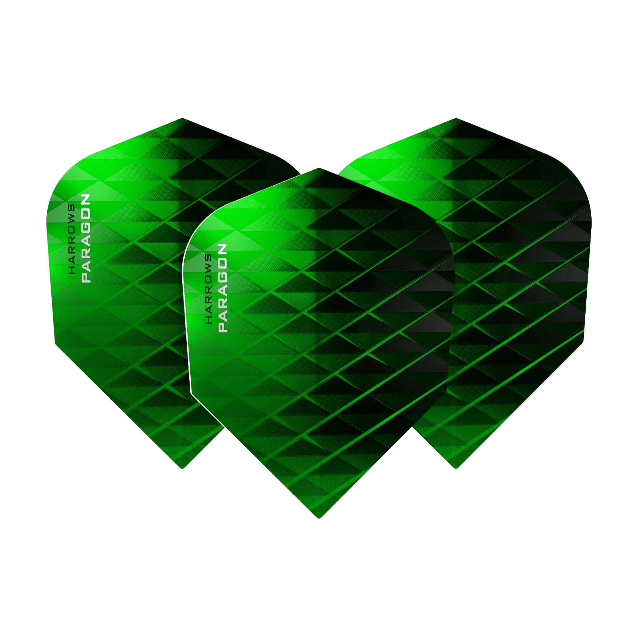 Harrows Paragon Standard Dart Flights Green Flights
