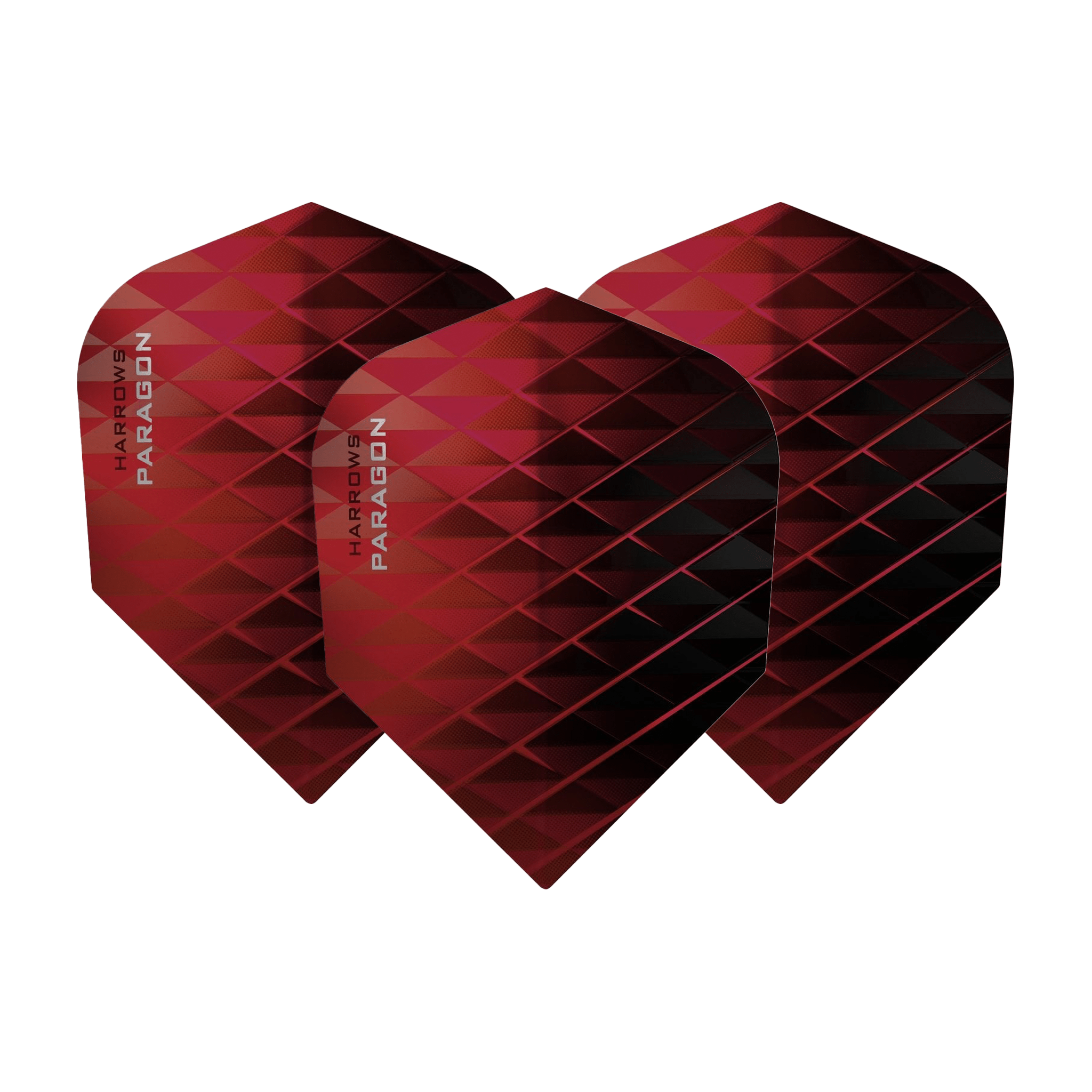 Harrows Paragon Standard Dart Flights Red Flights