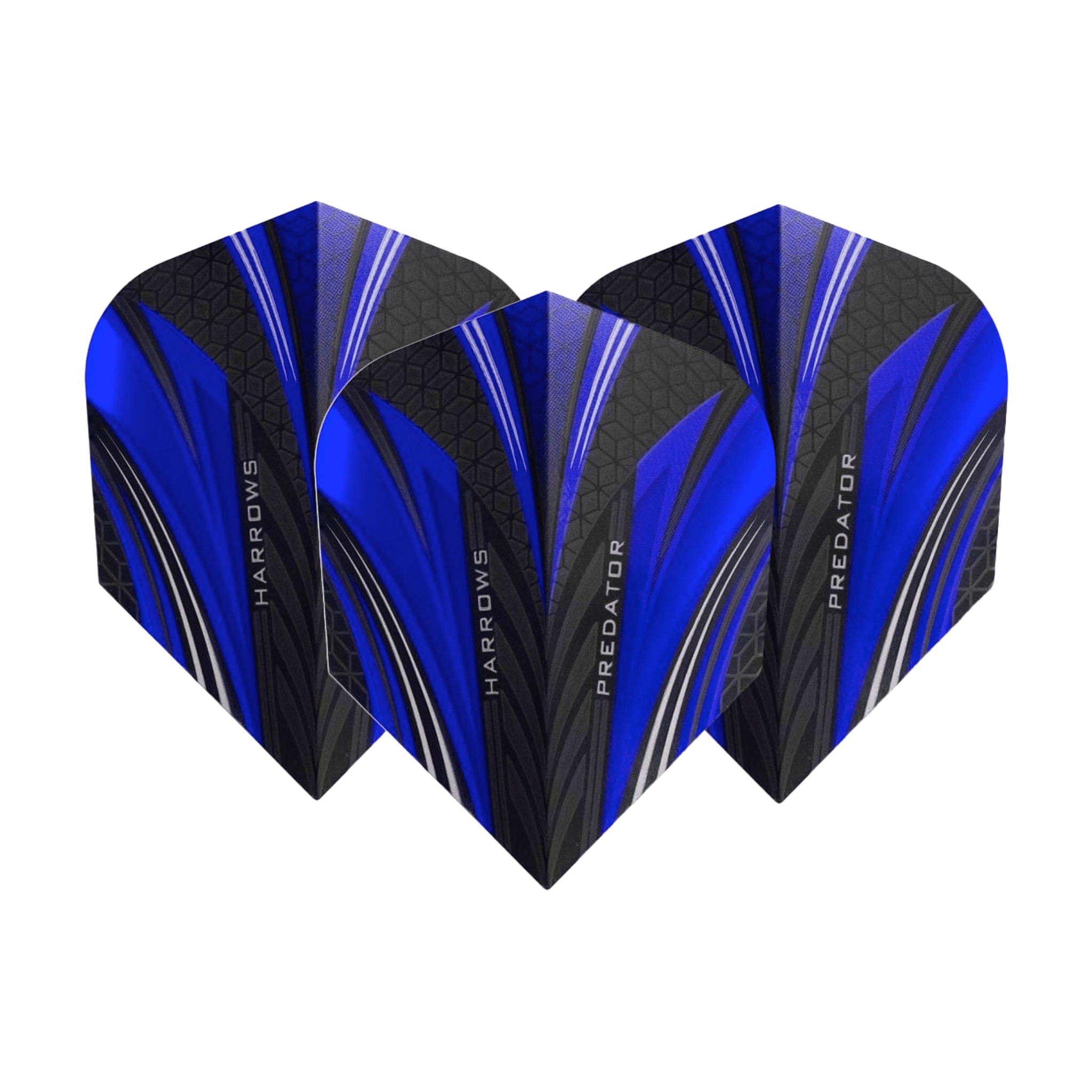 Harrows Prime Predator Standard Dart Flights Blue Flights