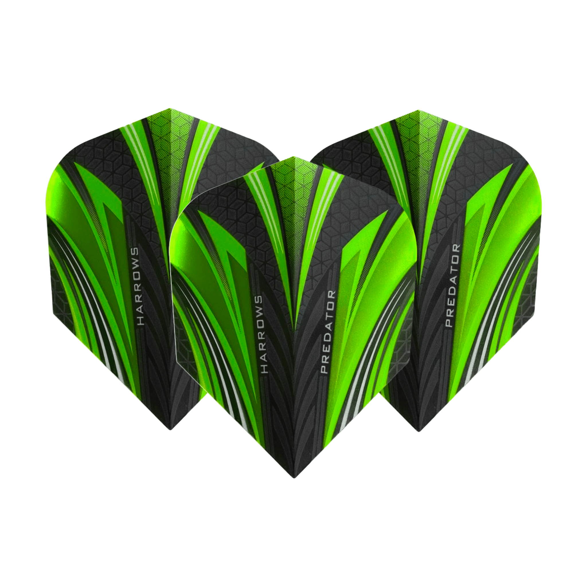 Harrows Prime Predator Standard Dart Flights Green Flights