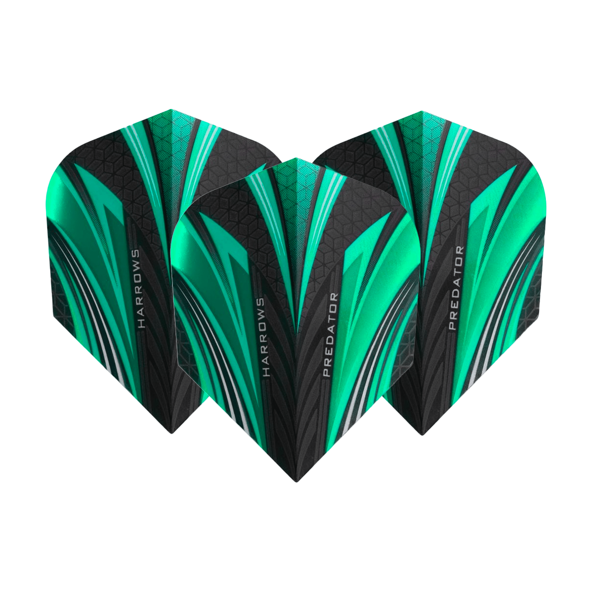 Harrows Prime Predator Standard Dart Flights Jade Flights