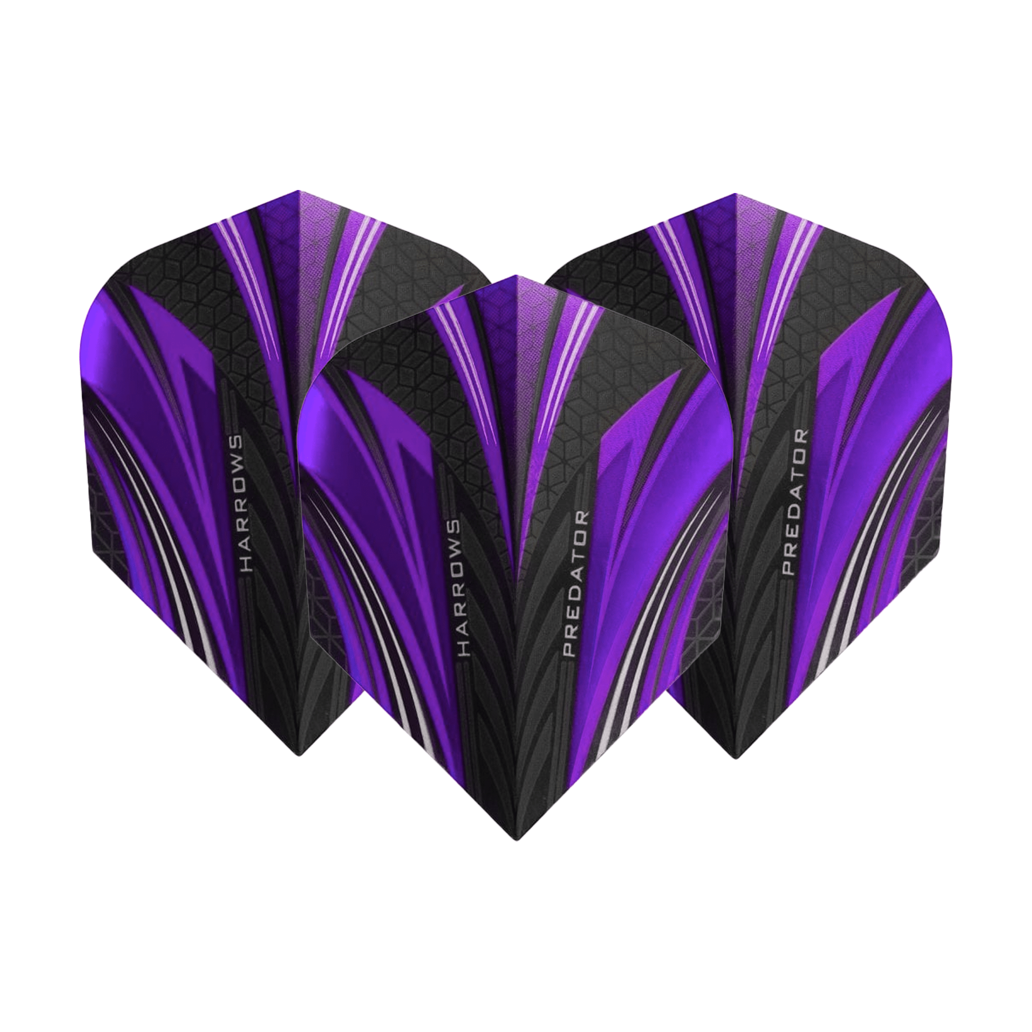 Harrows Prime Predator Standard Dart Flights Purple Flights