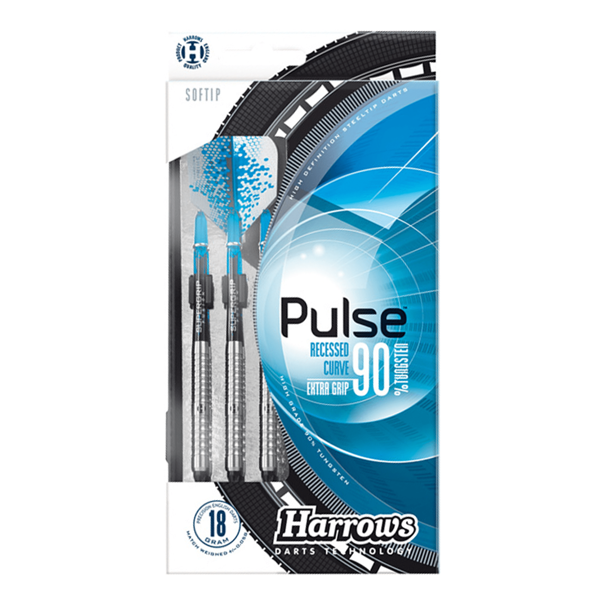 Harrows Pulse - 90% Tungsten Soft Tip Darts 18 Grams Darts