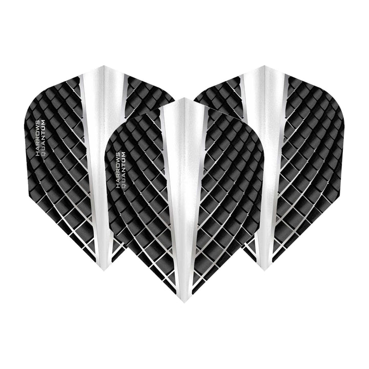 Harrows Quantum Dart Flights Clear / Standard Flights