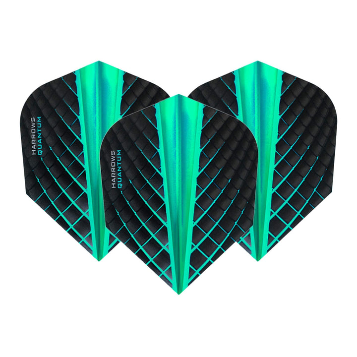Harrows Quantum Dart Flights Standard / Jade Flights
