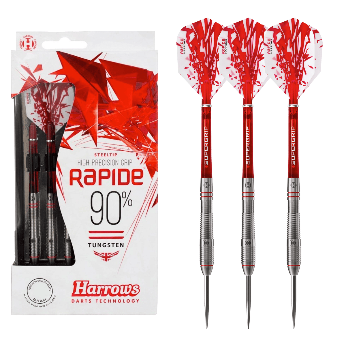 Buy Harrows Rapide Ringed Profile Barrel 90 Tungsten Steel Tip Darts