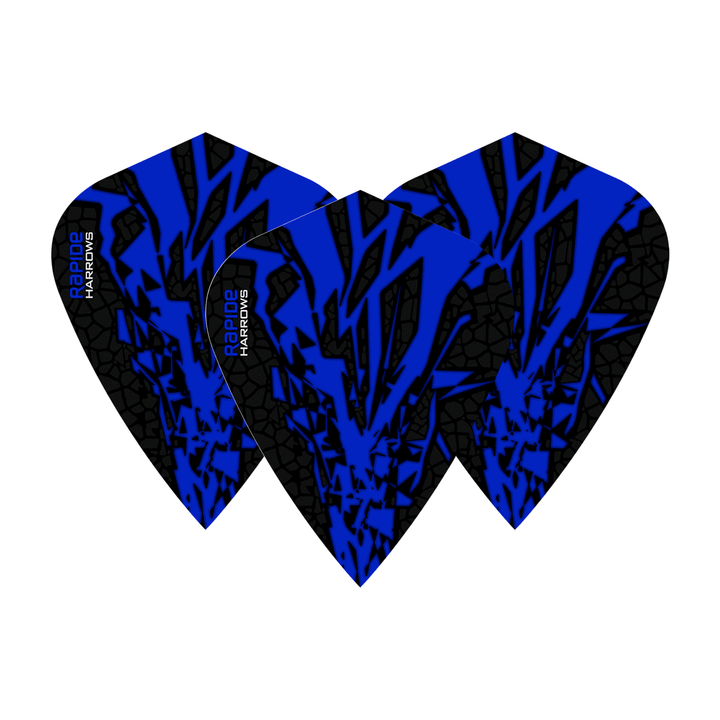 Harrows Rapide X - Dart Flights Kite / Dark Blue Flights