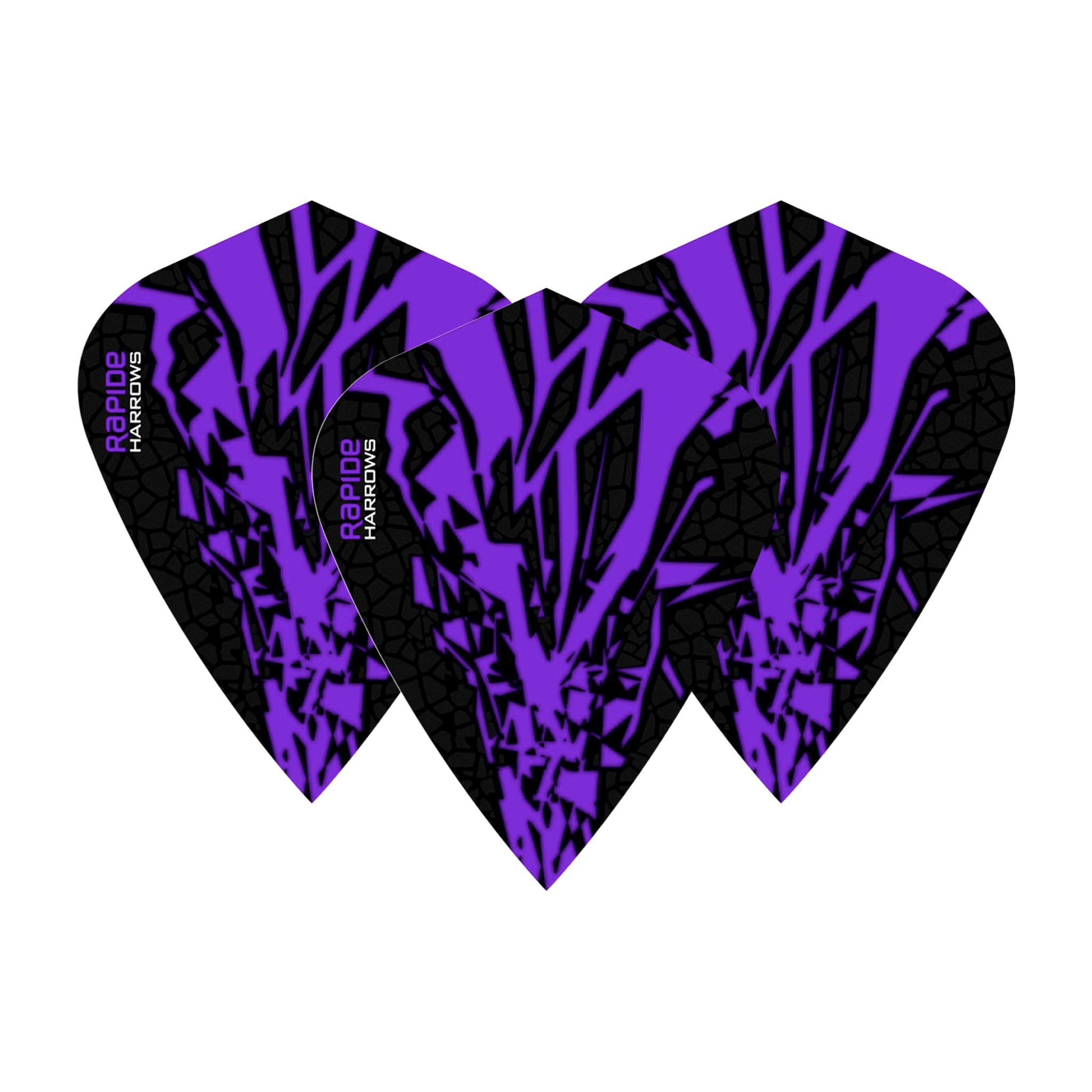 Harrows Rapide X - Dart Flights Kite / Purple Flights