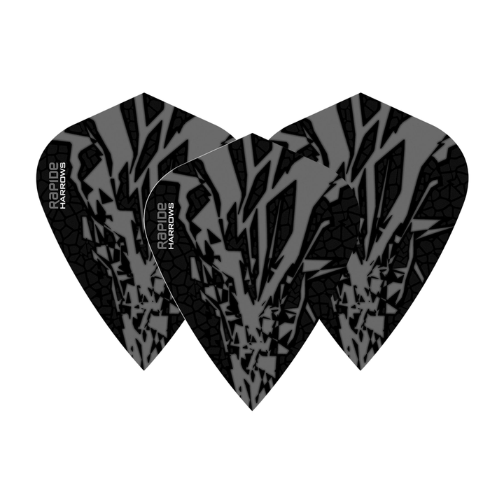 Harrows Rapide X - Dart Flights Kite / Smokey Flights