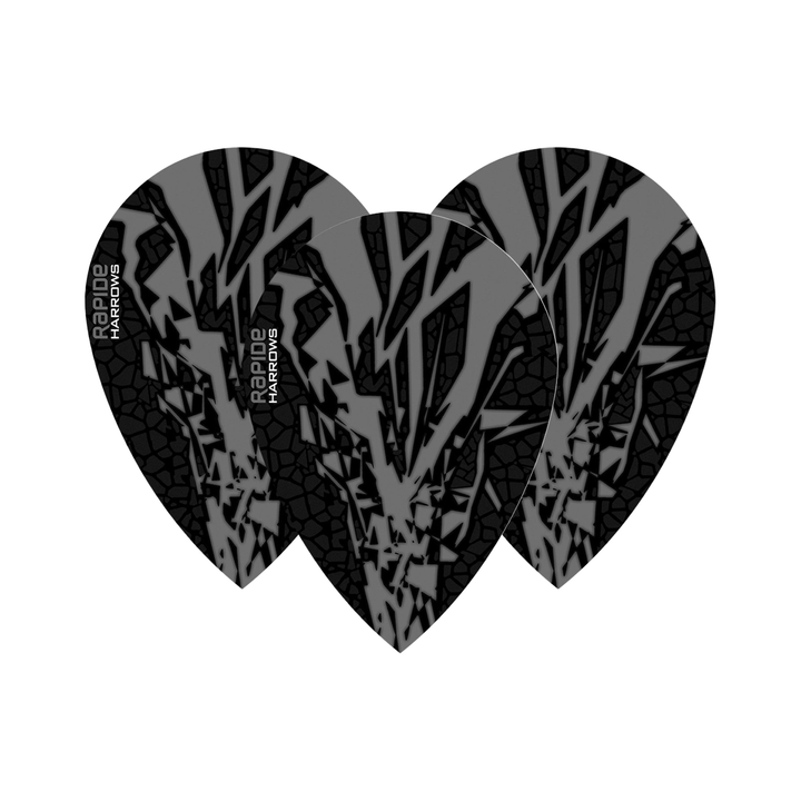 Harrows Rapide X - Dart Flights Pear / Smokey Flights