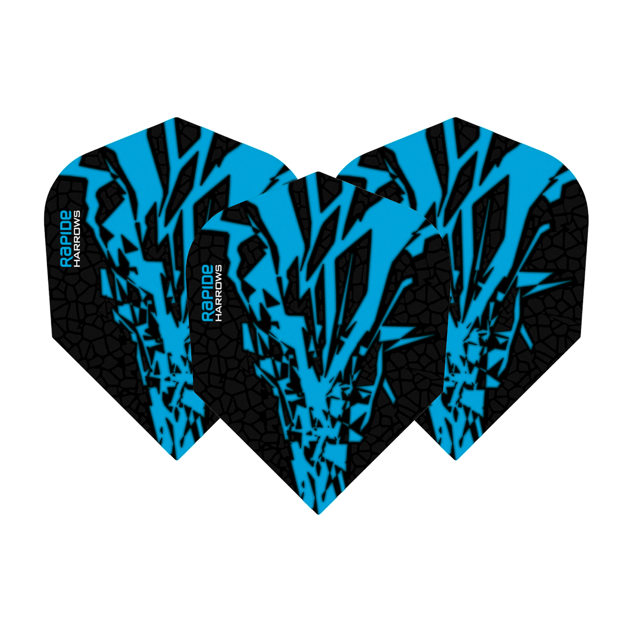 Harrows Rapide X Standard Dart Flights Aqua Flights