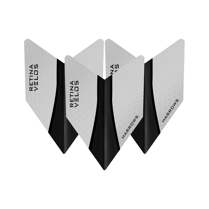 Harrows Retina X - Dart Flights Clear / Velos Flights